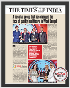 Medica won Times Bengal Icon Awards 2023